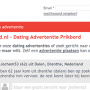 datingsite datebord
