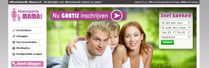 alleenstaande-mamas is de datingsite voor singles met een kind