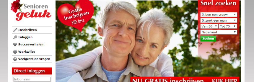 seniorengeluk is de datingsite voor 50plussers en senioren